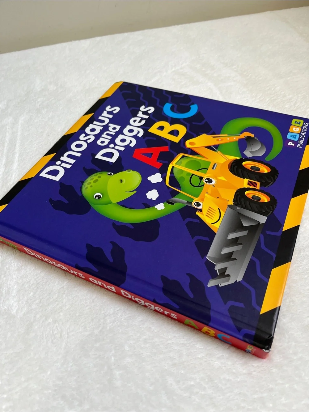 Dinosaurs and Diggers ABC by Page Publications Children's Board Book